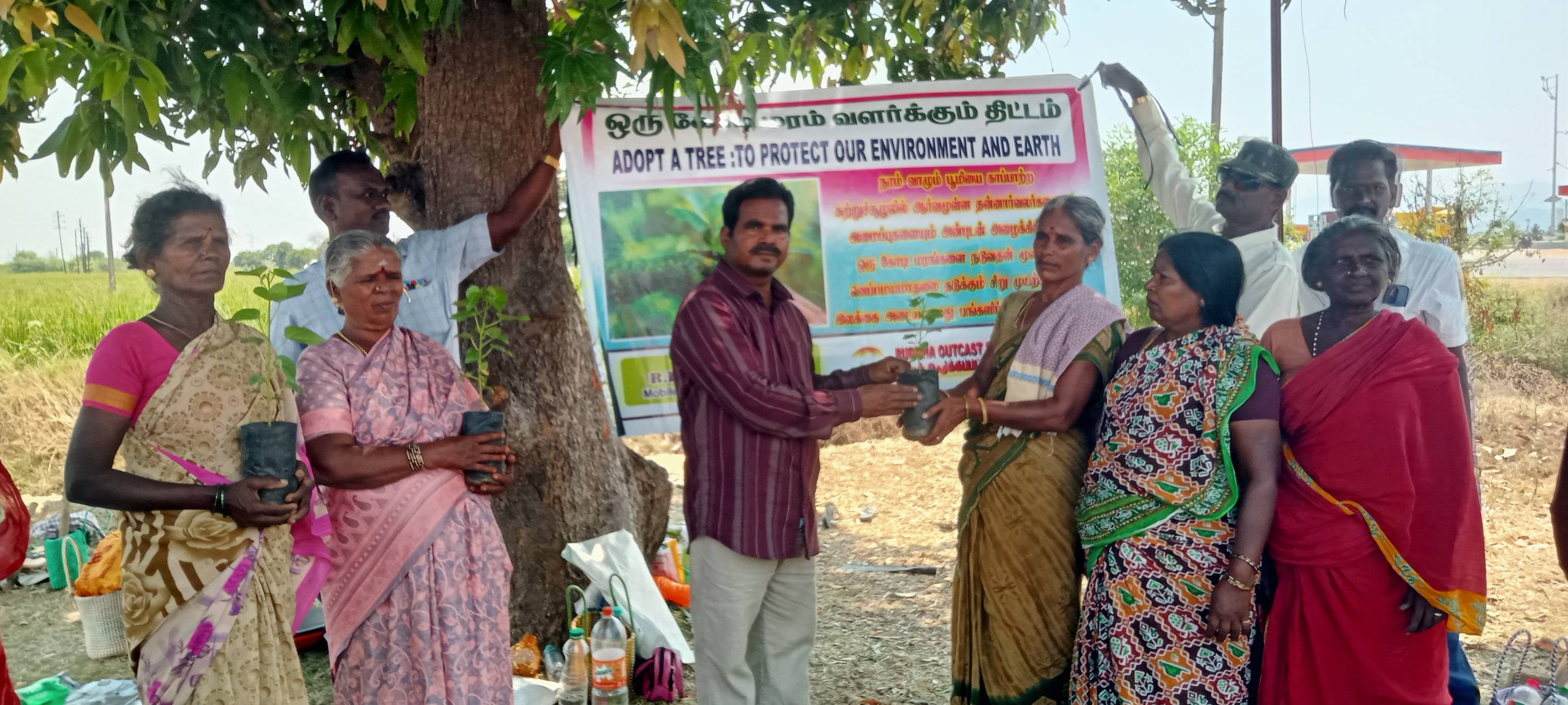 One Crore Tree planting program in 100 Riural areas.